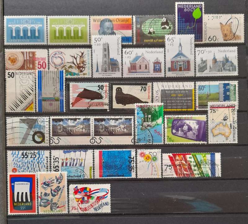 Netherlands / Holland Stamps, 1876 - 1989, Over 680 Stamps,Album Included, Top end Collection