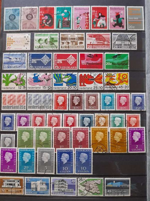 Netherlands / Holland Stamps, 1876 - 1989, Over 680 Stamps,Album Included, Top end Collection