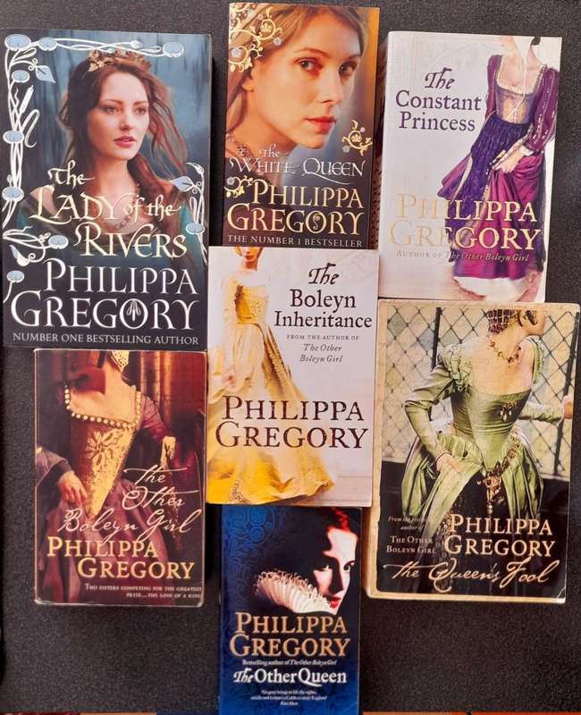 Philippa Gregory 7 BOOKS: Lady of Rivers, White Queen, Constant Princess, Boleyn, Other Queen & More