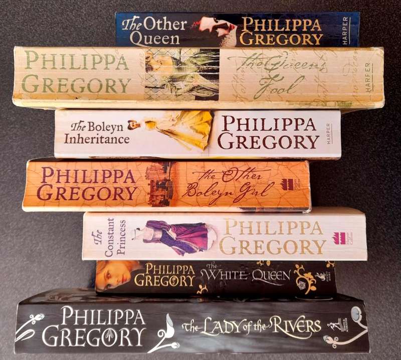 Philippa Gregory 7 BOOKS: Lady of Rivers, White Queen, Constant Princess, Boleyn, Other Queen & More