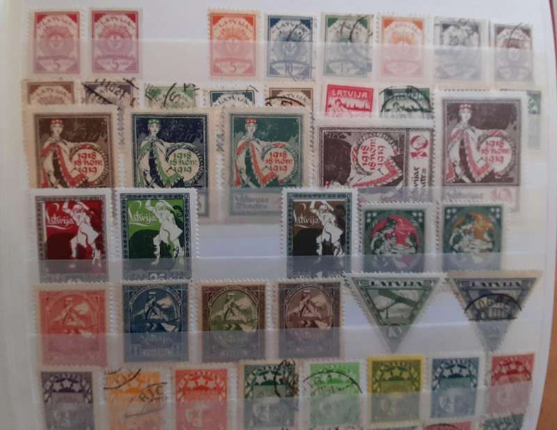 Latvia Stamps 1918 - 1995, Over 100 Stamps, Unique Imperforated Too! Latvija