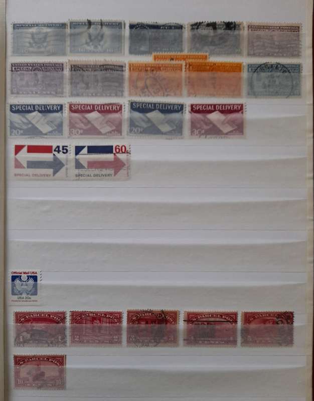 41 High Value USA America Stamps: Airmail Special Delivery, US Parcel Post, Postage Due