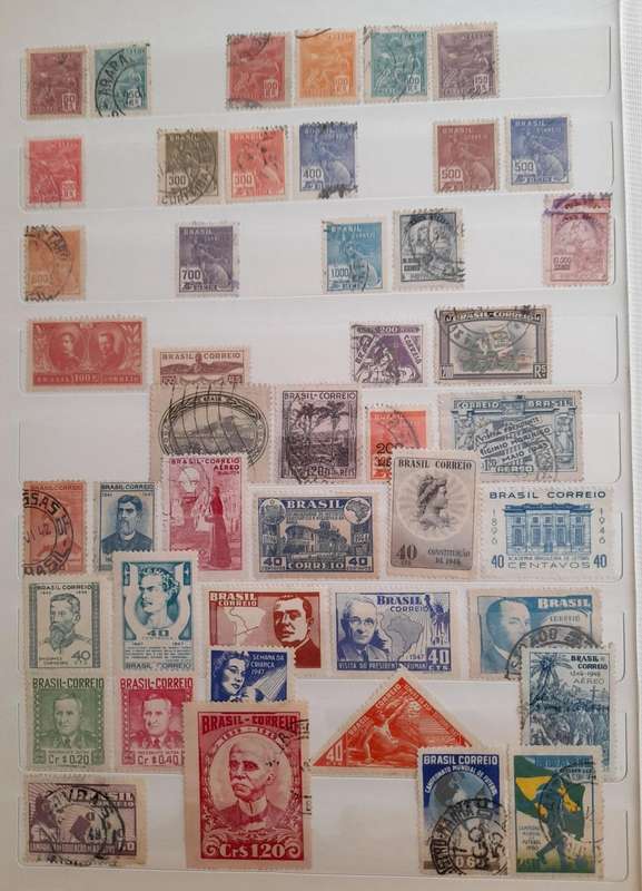 Stamps from Brazil, 1891 to 1984, Over 700 Stamps, a Comprehensive Collection
