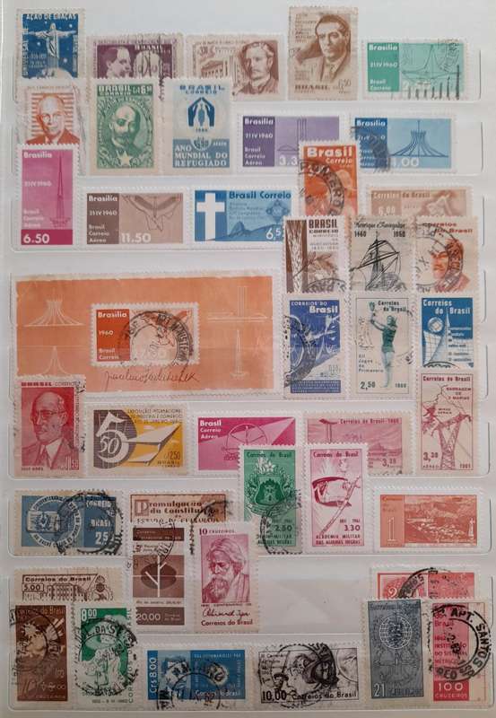Stamps from Brazil, 1891 to 1984, Over 700 Stamps, a Comprehensive Collection