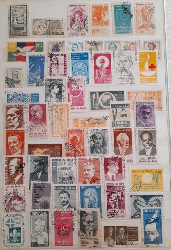 Stamps from Brazil, 1891 to 1984, Over 700 Stamps, a Comprehensive Collection