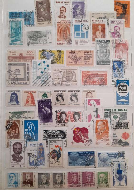 Stamps from Brazil, 1891 to 1984, Over 700 Stamps, a Comprehensive Collection