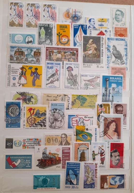 Stamps from Brazil, 1891 to 1984, Over 700 Stamps, a Comprehensive Collection