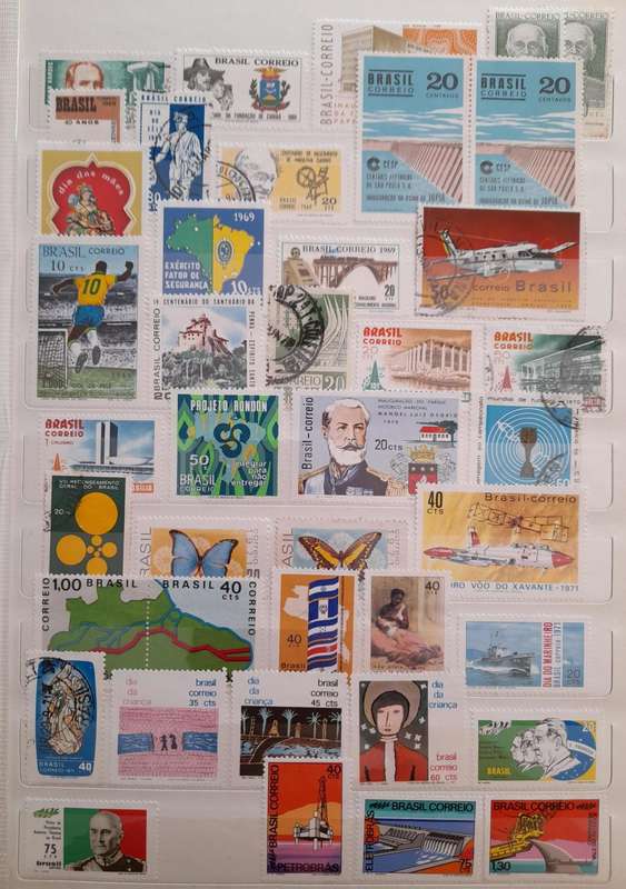 Stamps from Brazil, 1891 to 1984, Over 700 Stamps, a Comprehensive Collection