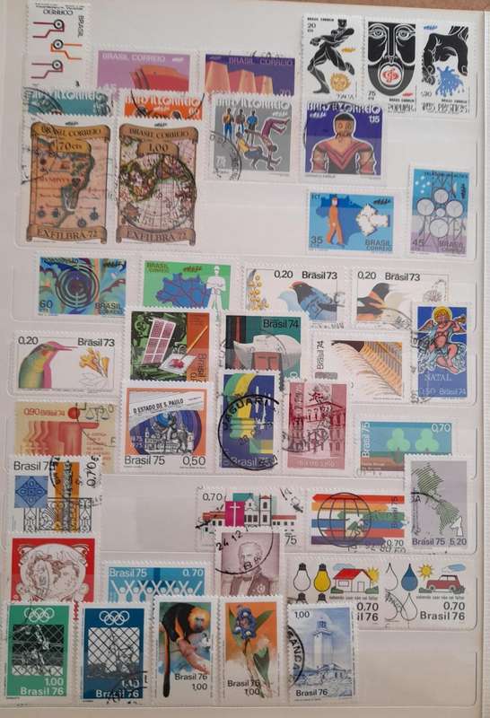 Stamps from Brazil, 1891 to 1984, Over 700 Stamps, a Comprehensive Collection