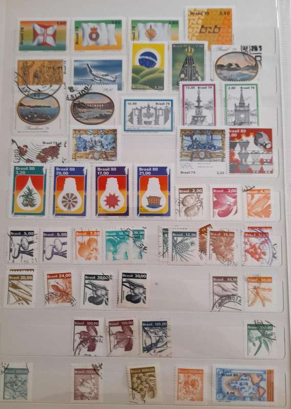 Stamps from Brazil, 1891 to 1984, Over 700 Stamps, a Comprehensive Collection