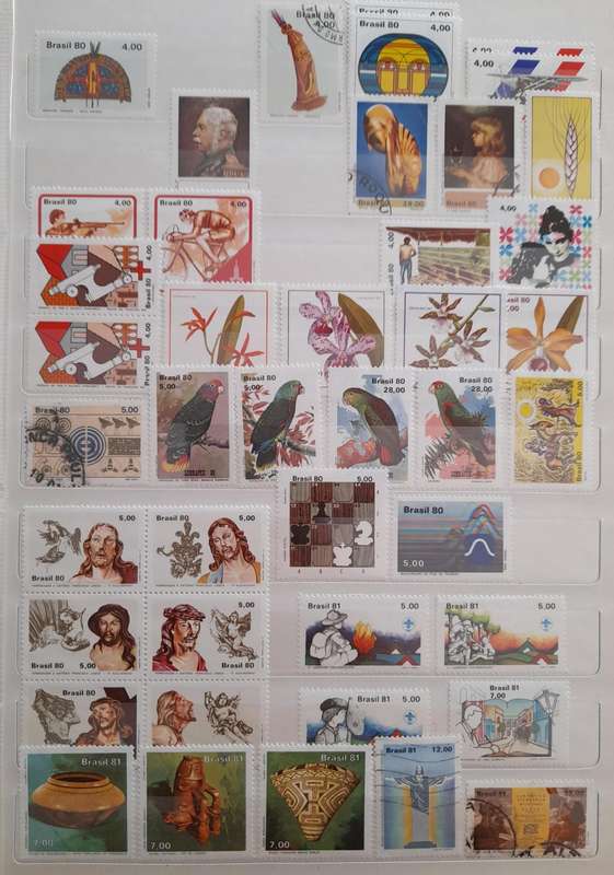 Stamps from Brazil, 1891 to 1984, Over 700 Stamps, a Comprehensive Collection