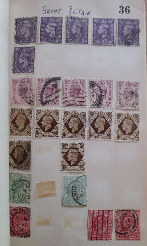 Over 400 Stamps, Mostly Cancelled: Ireland, France, Great Britain, Germany