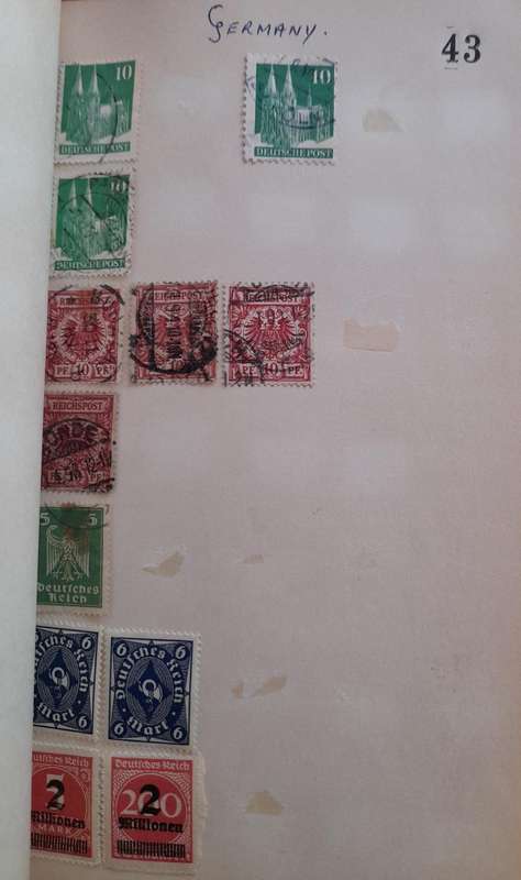 Over 400 Stamps, Mostly Cancelled: Ireland, France, Great Britain, Germany