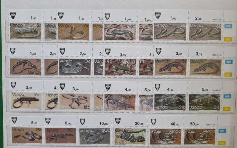 Over 430 Transkei Stamps 1976 to 1990 and Over 300 Venda Stamps 1979 to 1989