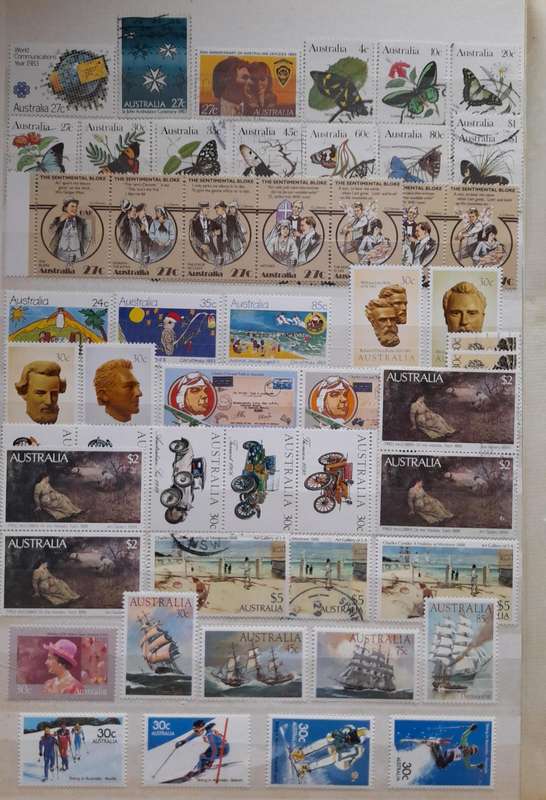 Over 1500 Stamps from Australia 1979 to 1996 and Antarctic 1957 to 1997 and Extra Booklets