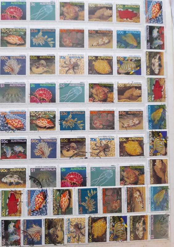 Over 1500 Stamps from Australia 1979 to 1996 and Antarctic 1957 to 1997 and Extra Booklets