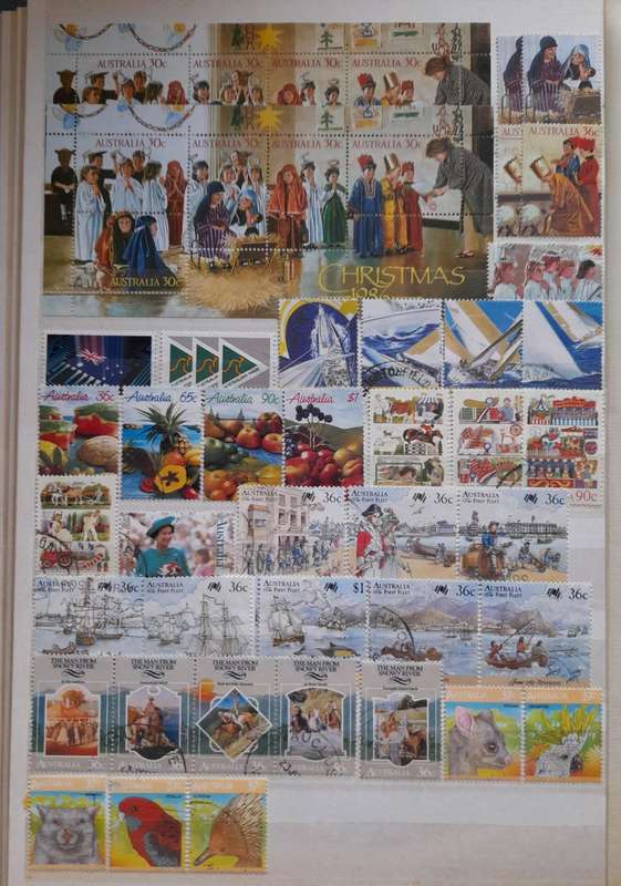 Over 1500 Stamps from Australia 1979 to 1996 and Antarctic 1957 to 1997 and Extra Booklets