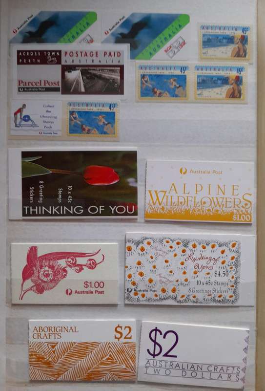Over 1500 Stamps from Australia 1979 to 1996 and Antarctic 1957 to 1997 and Extra Booklets