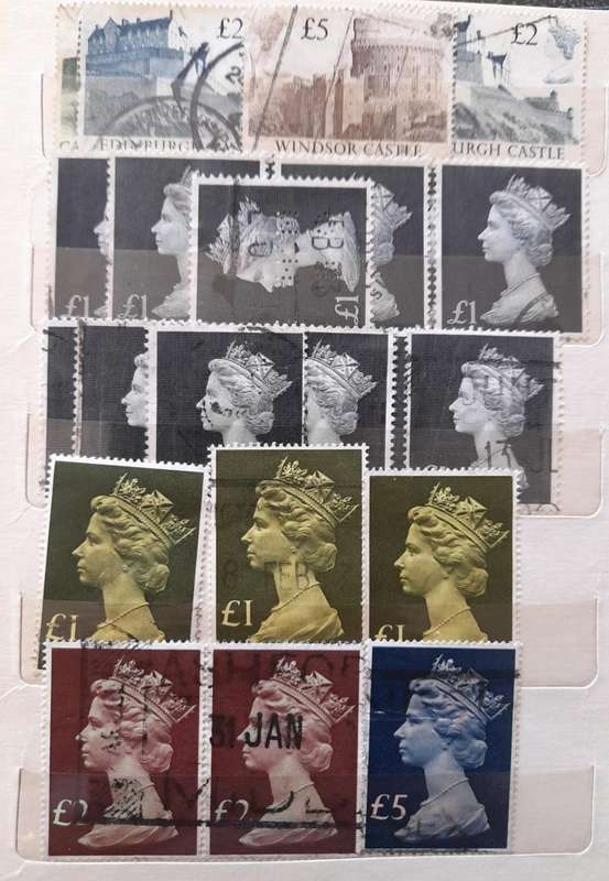 Over 90 Stamps from RSA, Great Britain, Australia, Zimbabwe, New Zealand, Transkei