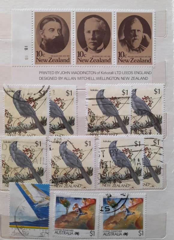 Over 90 Stamps from RSA, Great Britain, Australia, Zimbabwe, New Zealand, Transkei