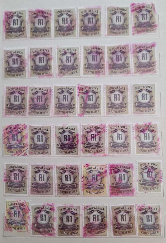 Over 450 ZAR Zegelregt and South Africa Revenue Stamps, a Comprehensive Collection