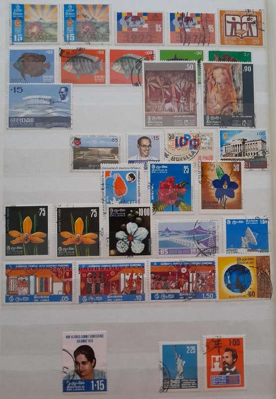 Over 300 Stamps from Ceylon and Sri Lanka 1886 to 1983