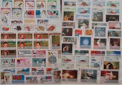 Over 1400 Stamps from Cuba, 1899 to 1988, Some Amazing Mint State Stamps