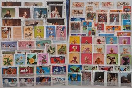 Over 1400 Stamps from Cuba, 1899 to 1988, Some Amazing Mint State Stamps