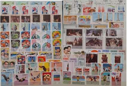 Over 1400 Stamps from Cuba, 1899 to 1988, Some Amazing Mint State Stamps
