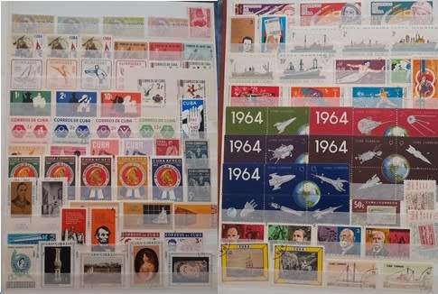 Over 1400 Stamps from Cuba, 1899 to 1988, Some Amazing Mint State Stamps