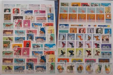 Over 1400 Stamps from Cuba, 1899 to 1988, Some Amazing Mint State Stamps