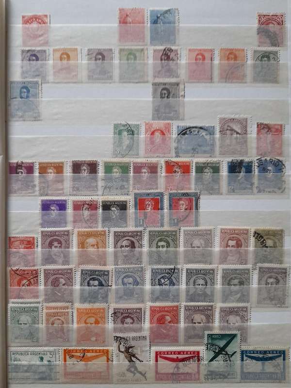 Argentina Stamps 1862 to 1987, Over 270 Stamps, a Startup Collection