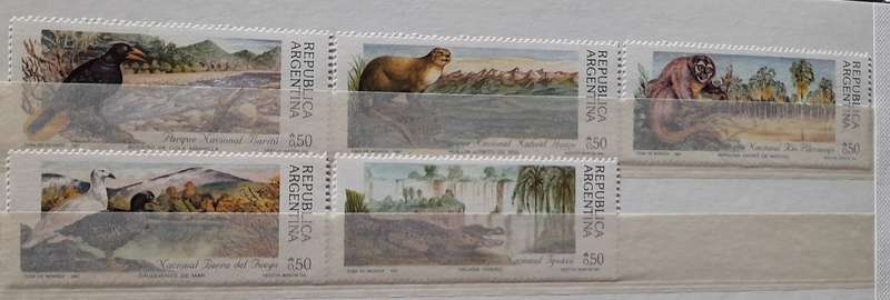 Argentina Stamps 1862 to 1987, Over 270 Stamps, a Startup Collection