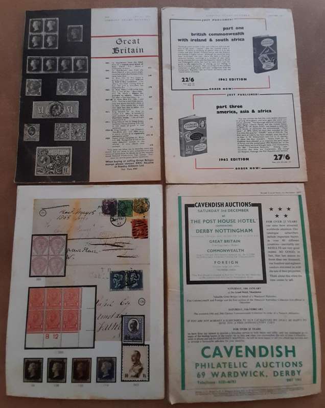 Stamp Collecting Catalogues Gibbons monthly and Great Britain. 1961 to 1978