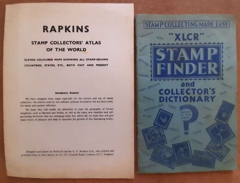 Stamp Collecting Made Easy  Vintage Booklets: Atlas and Stamp Finder