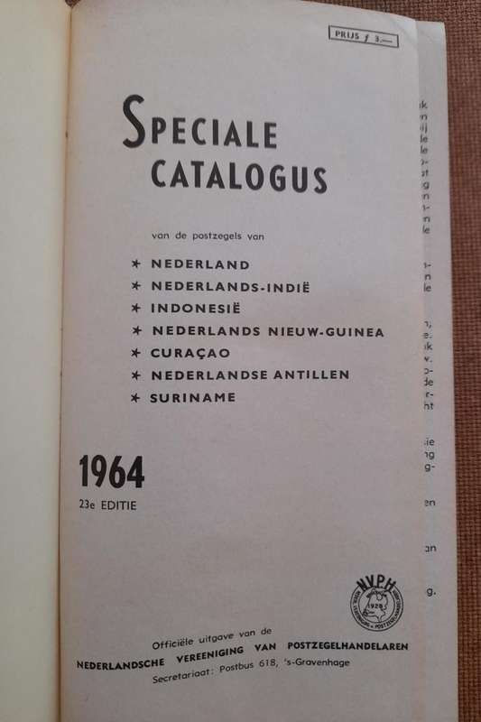 Stamp Catalogue Netherlands, 23rd Edition, 1964, Nederland en Overzeese Rijksdelen