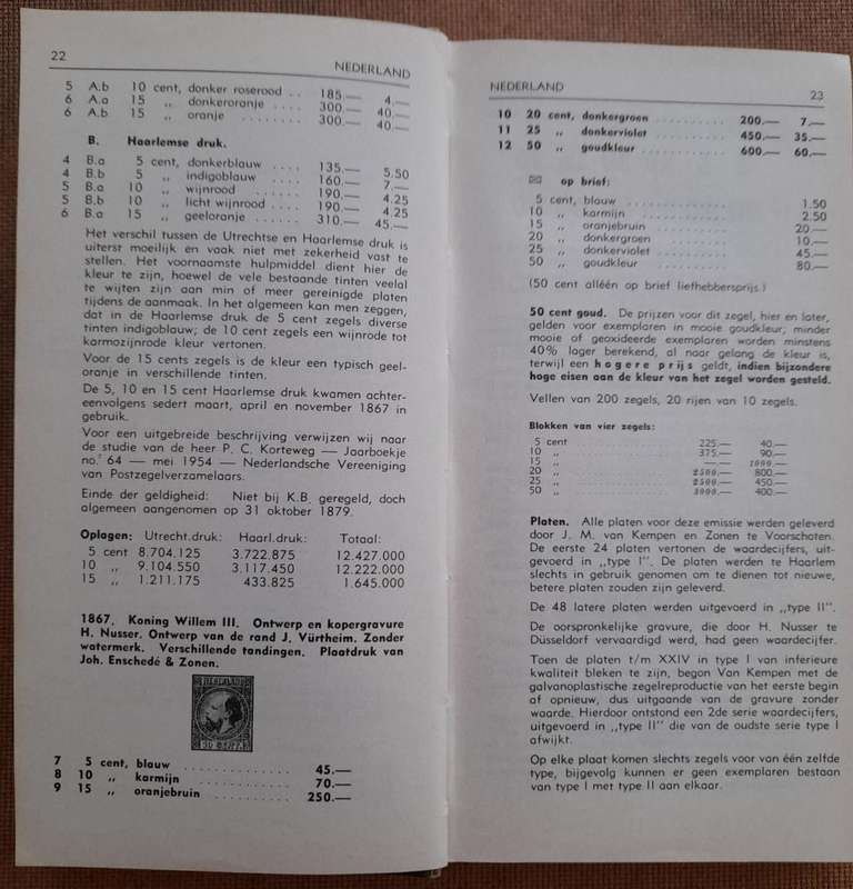 Stamp Catalogue Netherlands, 23rd Edition, 1964, Nederland en Overzeese Rijksdelen