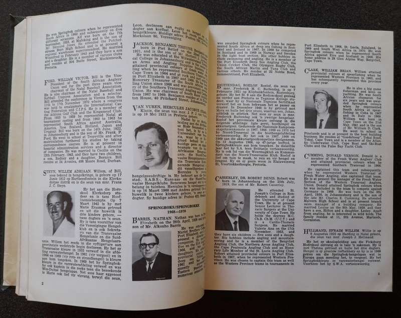 Sports Personalities South Africa / Suid-Afrika Sportpersoonlikhede 1971