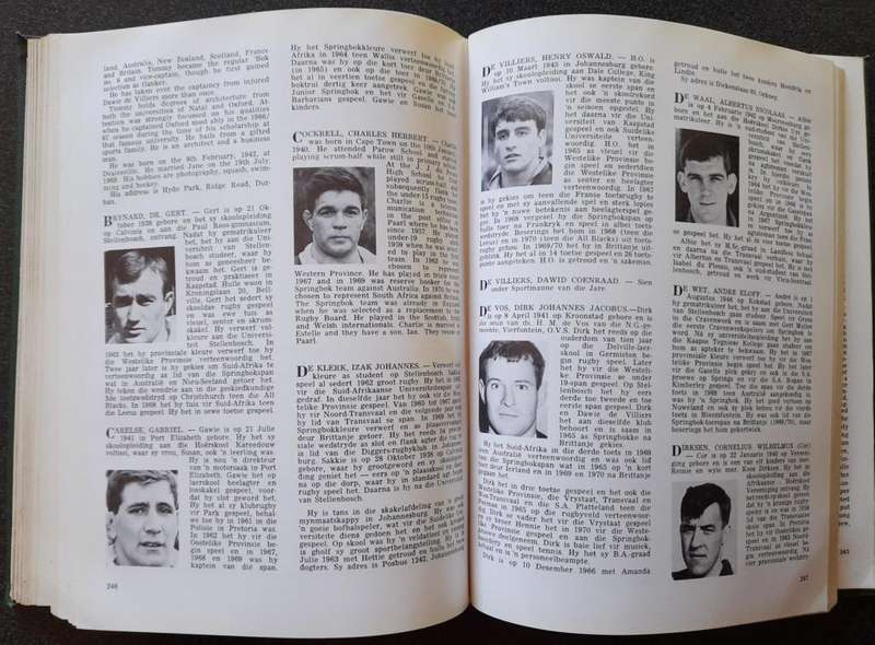 Sports Personalities South Africa / Suid-Afrika Sportpersoonlikhede 1971
