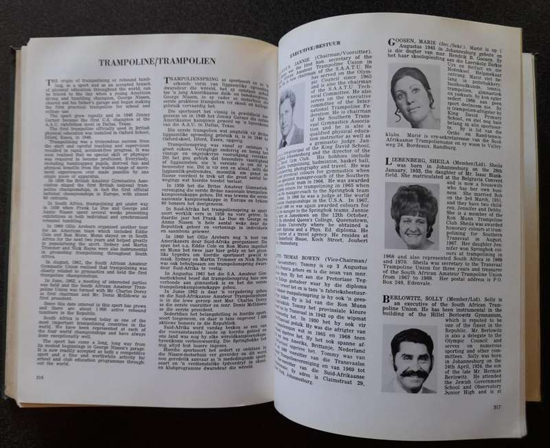 Sports Personalities South Africa / Suid-Afrika Sportpersoonlikhede 1971