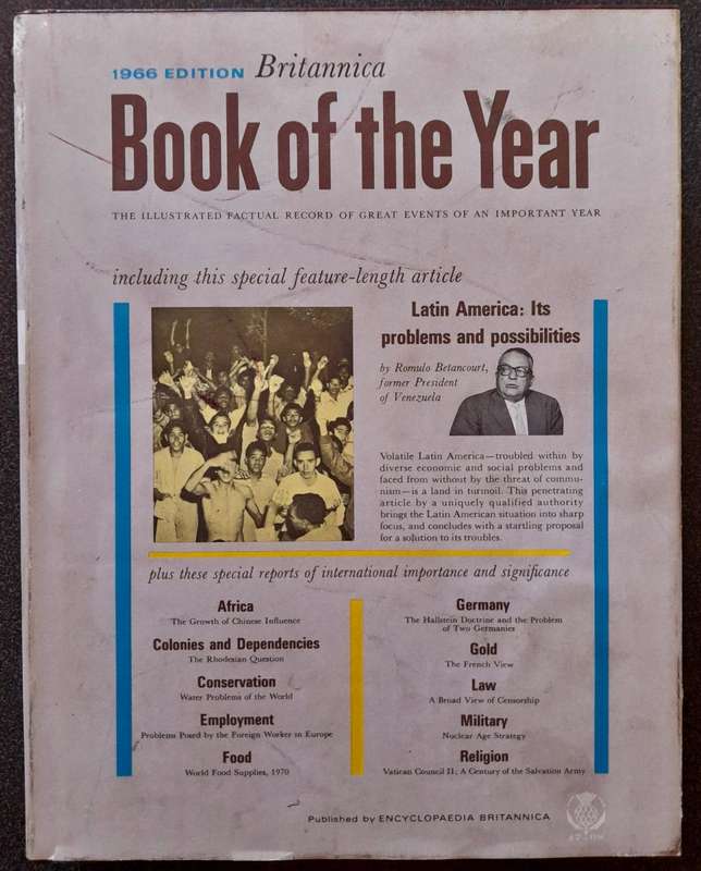 Britannica Book of the Year 1966, Events of 1965