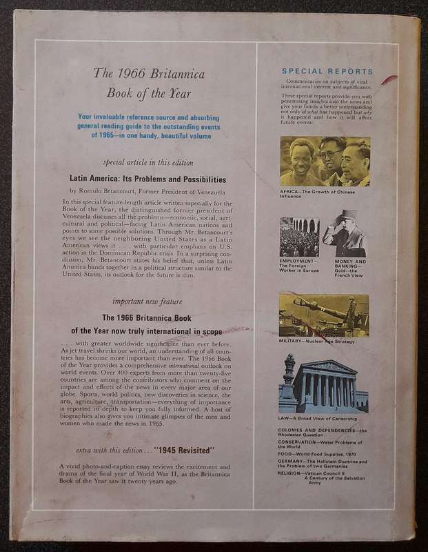 Britannica Book of the Year 1966, Events of 1965