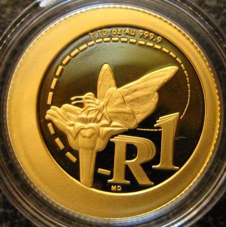 2012 African Monarch Butterfly 1/10 Oz