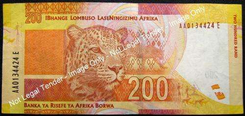 Mandela R200 note with AA01 Prefix, have a look!