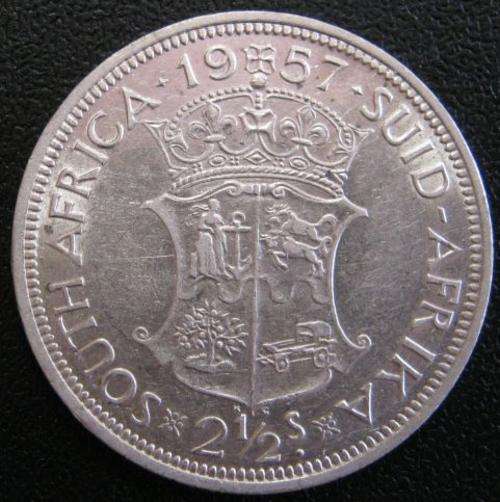 Union of SA 1957 Halfcrown