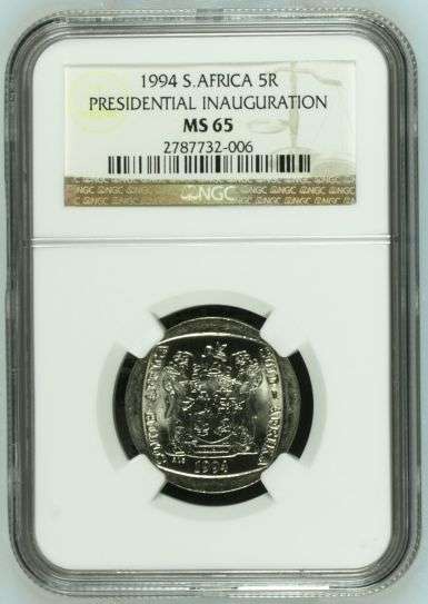 MS65 PRESIDENTIAL INAUGURATION 1994 R5, NGC graded MS65!!!