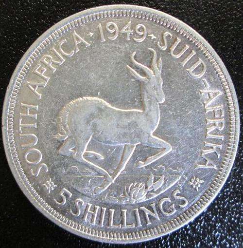 1949 Union of SA Crown (Five shilling)