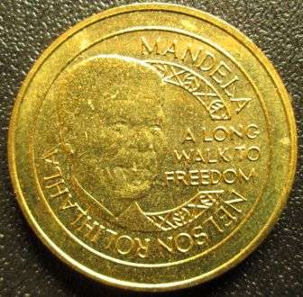 Nelson Mandela: Scoin we love Mandela medallion