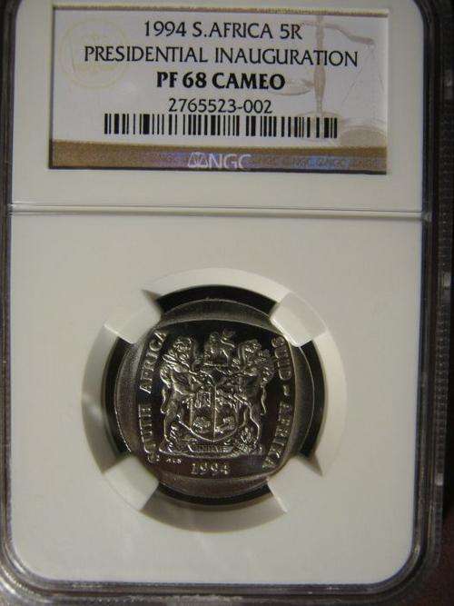 1994 Presidential Inauguration R5, NGC graded PF68 Cameo