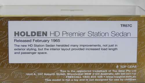 Holden HD Premier Station Wagon (1965) 1:43 Trax Australian models